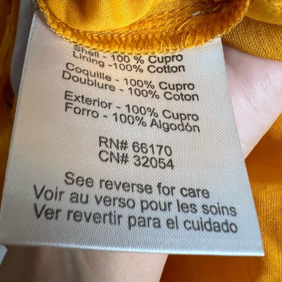 Guapa Anthropologie Orange Pinar Layered Halter Sleeveless Maxi Dress Size 14 - Picture 12 of 12